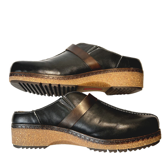 Pikolinos Granada Clogs Womens EU 40 US 9.5 Black Slip On Memory Foam Comfort - Picture 6 of 6